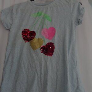 girl's XL sequin t shirt